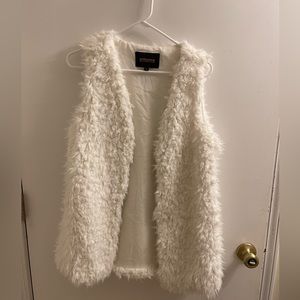 Faux fur vest